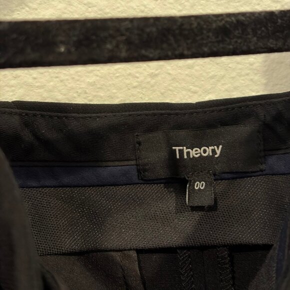 NWoT Theory Black Max C Tailored Pants - Picture 4 of 4